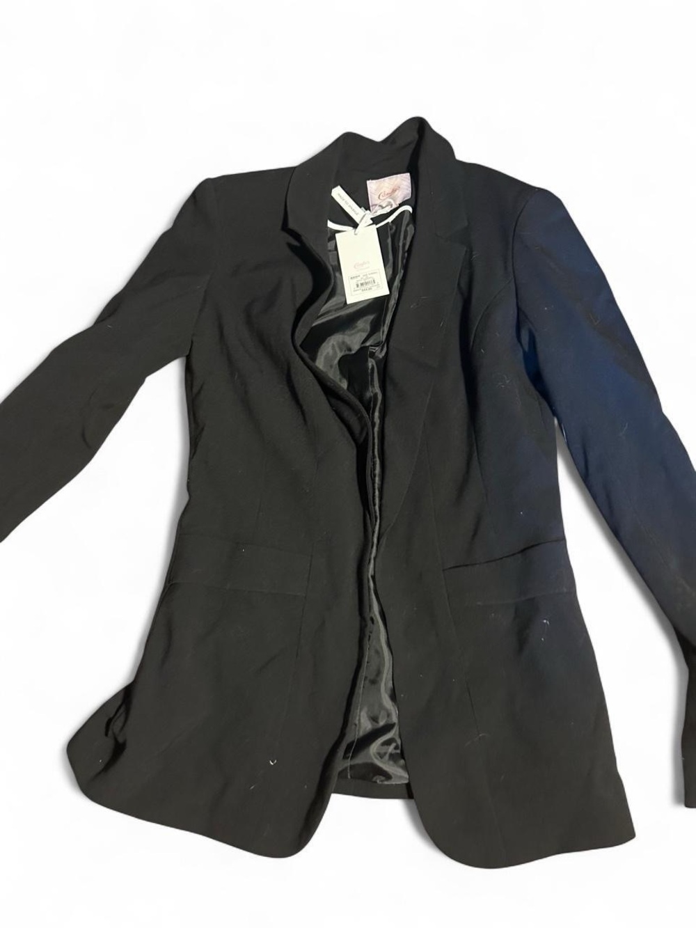Nwt Candie's Black Women's Tailored Blazer Jacket